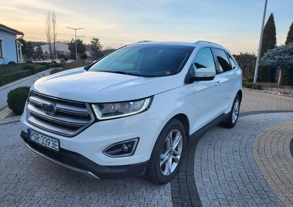 Ford EDGE cena 79990 przebieg: 231000, rok produkcji 2017 z Oborniki małe 92